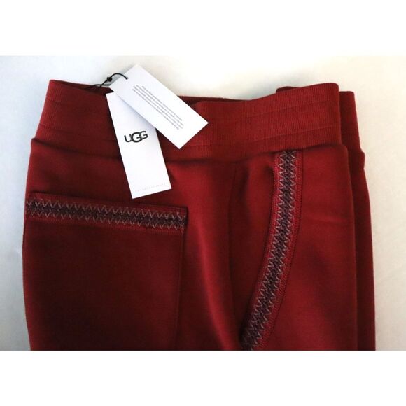 UGG 1151710 Men's Sz S Dark Cherry Red Tasman Jogger Pants - Picture 6 of 8